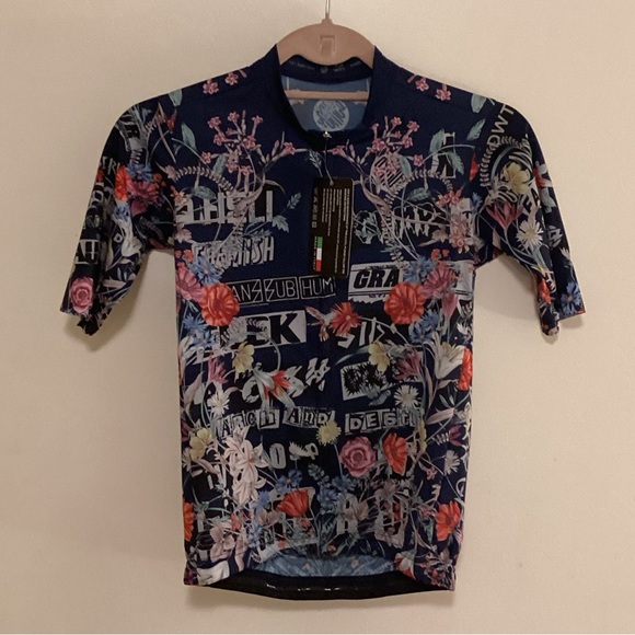 Ostroy Other - Ostroy Women’s Cycle Jersey Punk Flowers
